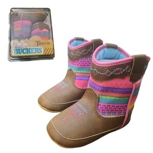 Twister Infant Baby Buckers Boot | Serape | Camilla | NWT